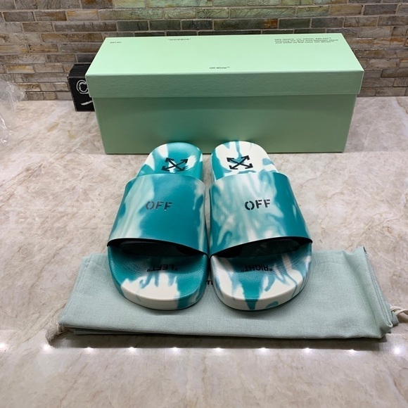 OFF-WHITE Tie-Dye Pool Slide Sandals - Picture 6 of 11